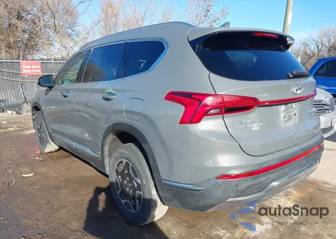 2023 Hyundai Santa Fe Hybrid Blue из США, поврежденный, VIN 5NMS2DA17PH014117